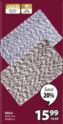 JYSK Keila bath mat offer
