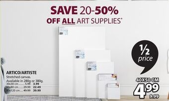 JYSK Artico/artiste stretched canvas offer