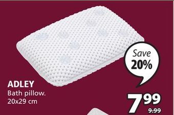 JYSK Adley bath pillow offer