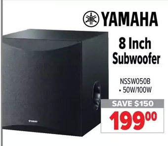 2001 Audio Video Yamaha 8 inch subwoofer offer
