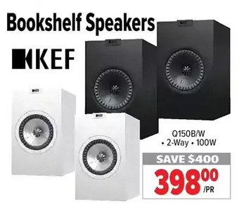 2001 Audio Video Kef bookshelf speakers offer
