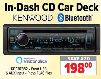 2001 Audio Video Kenwood in-dash cd car deck offer