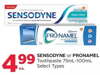 Rexall Sensodyne or pronamel toothpaste offer