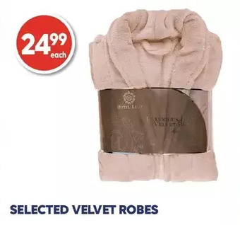 Wellwise by Shoppers Velvet robes offer