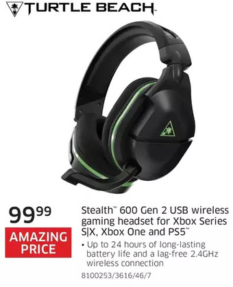 The Source Stealth 600 gen 2 usb wireless gaming headset for xbox series s|x, xbox one and ps5 offer