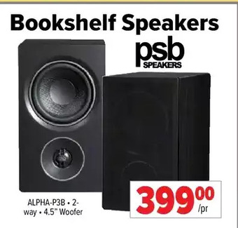 2001 Audio Video Psb bookshelf speakers offer