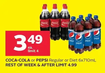 Rexall Coca-cola or pepsi regular or diet offer