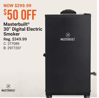Cabela's Masterbuilt 30" digital electric smoker offer