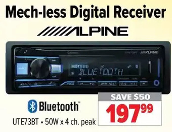 2001 Audio Video Alpine mech-less digital receiver offer