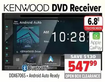 2001 Audio Video Kenwood dvd receiver offer