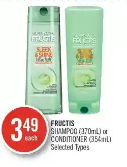 Shoppers Drug Mart Fructis shampoo or conditioner offer