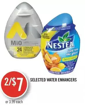 Shoppers Drug Mart Water enhancers offer