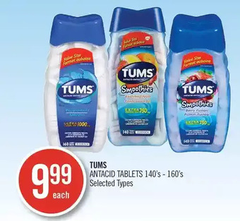 Shoppers Drug Mart Tums antacid tablets offer