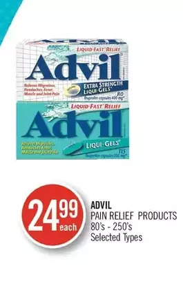 Shoppers Drug Mart Advil pain relief products offer