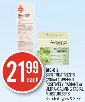 Shoppers Drug Mart Bio-oil skin treatments positively radiant or ultra-calming facial moisturizers offer