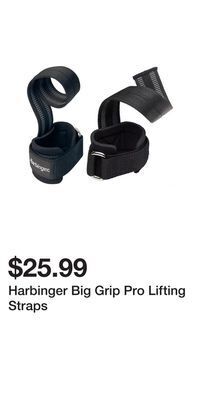 Sport Chek Harbinger big grip pro lifting straps offer