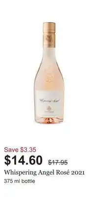 LCBO Whispering angel rosé 2021 offer