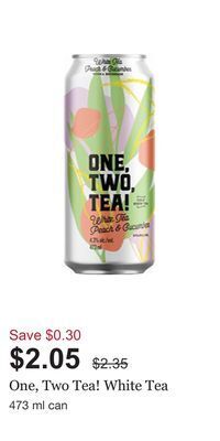 LCBO One, two tea! white tea offer