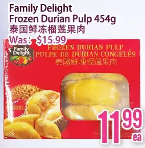 Bestco Food Mart Family delight frozen durian pulp offer