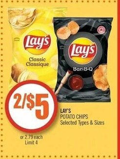 Shoppers Drug Mart Lay's potato chips offer