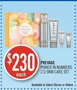 Shoppers Drug Mart Prevage power in numbers 2,0 skin care set offer