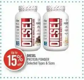 Shoppers Drug Mart Diesel protein powder offer