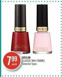 Shoppers Drug Mart Revlon classic nail enamel offer