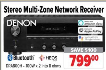 2001 Audio Video Stereo multi-zone network receiver offer
