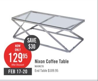 The Brick Nixon coffee table offer