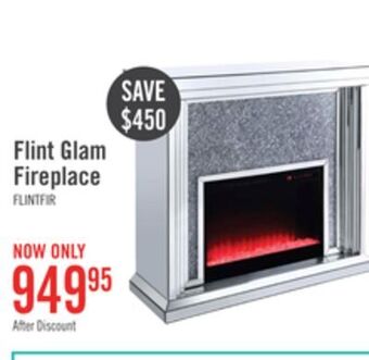 The Brick Flint glam fireplace offer