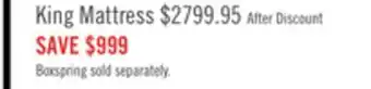 The Brick Tempur-support 2.0 medium hybrid king mattress set offer