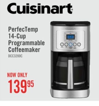 The Brick Cuisinart perfectemp 14-cup programmable coffeemaker - dcc-3200c offer