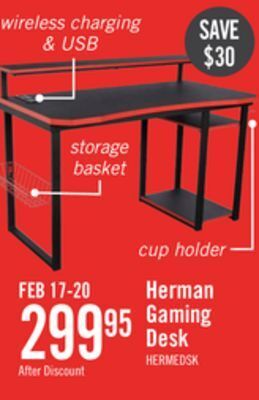 The Brick Herman gaming desk offer