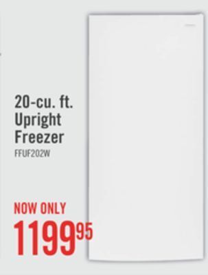 The Brick Frigidaire 20 cu. ft. upright freezer - ffuf2021aw offer
