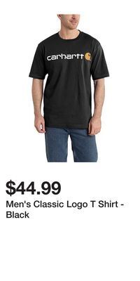 Mark's Men's classic logo t shirt - black offer
