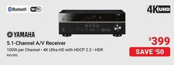 Visions Electronics Yamaha 5.1-channel a/v receiver offer