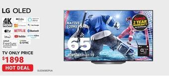 Visions Electronics Lg oled 65" b2pua smart tv offer