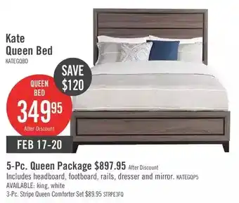 The Brick Kate 5-piece queen bedroom package | queen bed offer