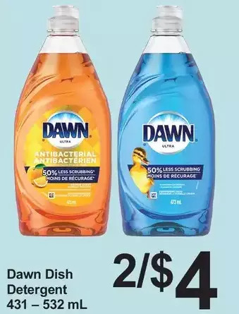 Pharmasave Dawn dish detergent offer
