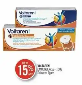 Shoppers Drug Mart Voltaren Emulgel 60g - 100g offer