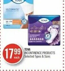 Shoppers Drug Mart Tena Incontinence Products offer
