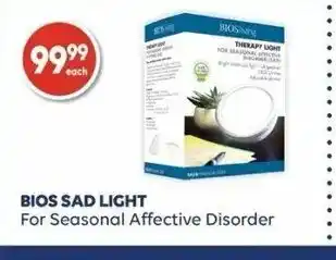 Shoppers Drug Mart Bios Sad Light offer