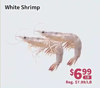 Blue Sky Supermarket White shrimp offer