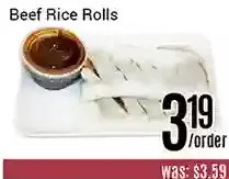 Nations Fresh Foods Beef rice rolls offer