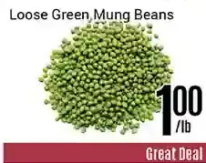 Nations Fresh Foods Loose green mung beans offer