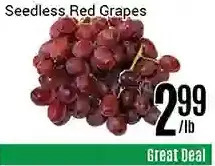 Nations Fresh Foods Seedless red grapes offer