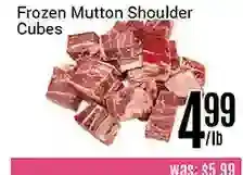 Nations Fresh Foods Frozen mutton shoulder cubes offer
