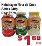 Top Food Supermarket Kababayan nata de coco series 340g offer