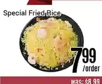 Nations Fresh Foods Special fried rice offer