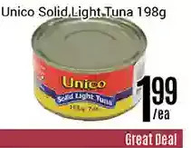 Nations Fresh Foods Unico solid light tuna offer